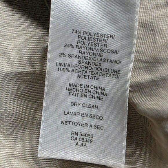 Anne Klein Single Closure Fitted Blazer Size 8 - Picture 11 of 13